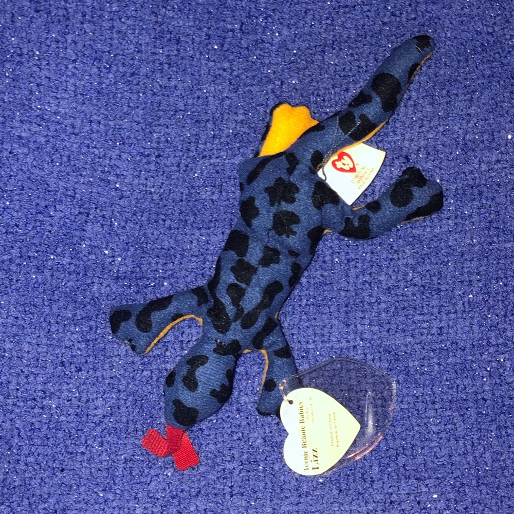 🦎 TY 1996 McDonald’s Teenie Beanie Baby Lizz #6